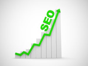 SEO graph highlighting growth, symbolising SEO strategies for a custom home builders website.