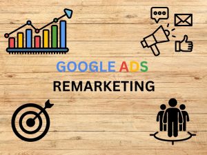 Google Ads remarketing strategy targeting potential customers with tailored ads based on their previous interactions.