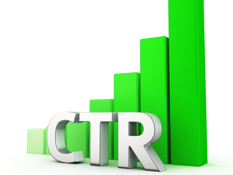 Businessperson analysing audience segmentation for a google ads campaign using a magnifying glass