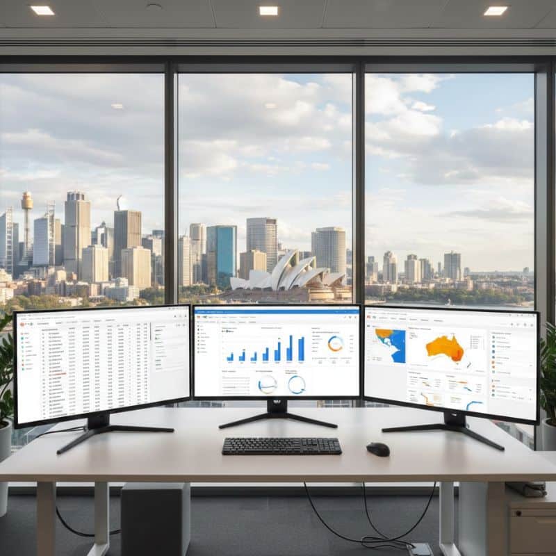 Sydney digital marketer analysing underperforming Google Ads campaign data