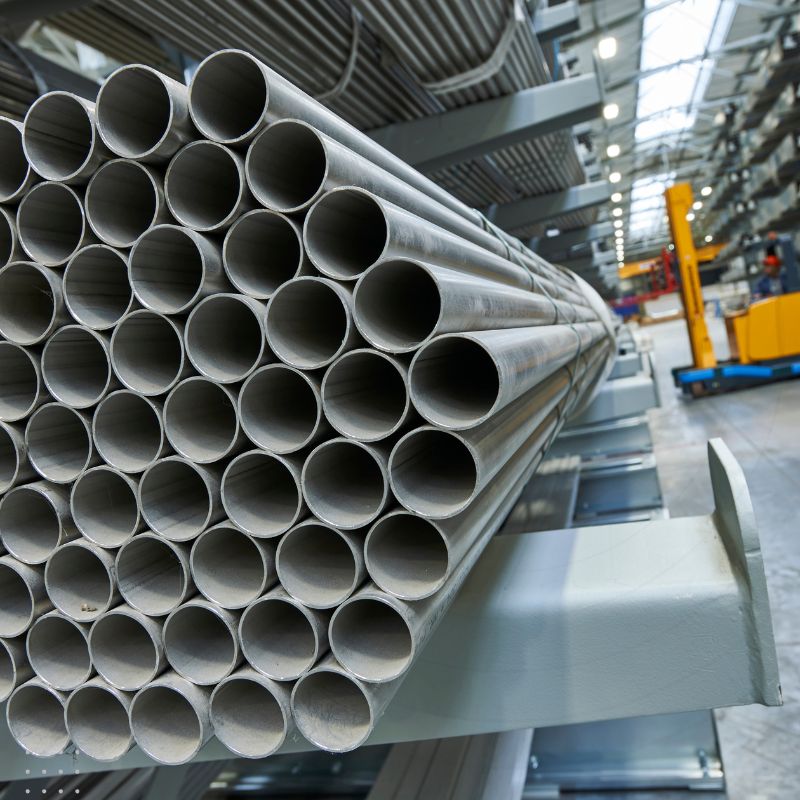 Cover of the steel pipe industry report showcasing digital marketing for the steel industry, featuring key strategies for online growth and visibility.