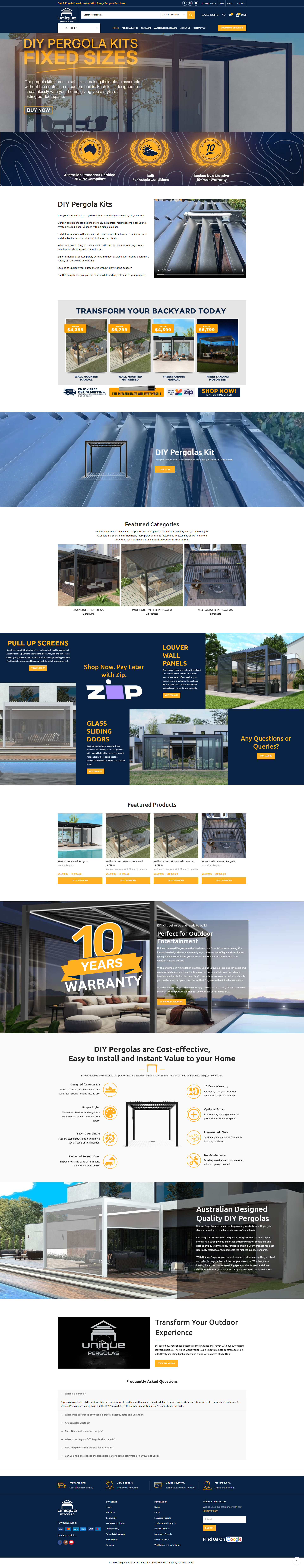 Unique Pergolas Case Study | Small Business Digital Marketing Agency